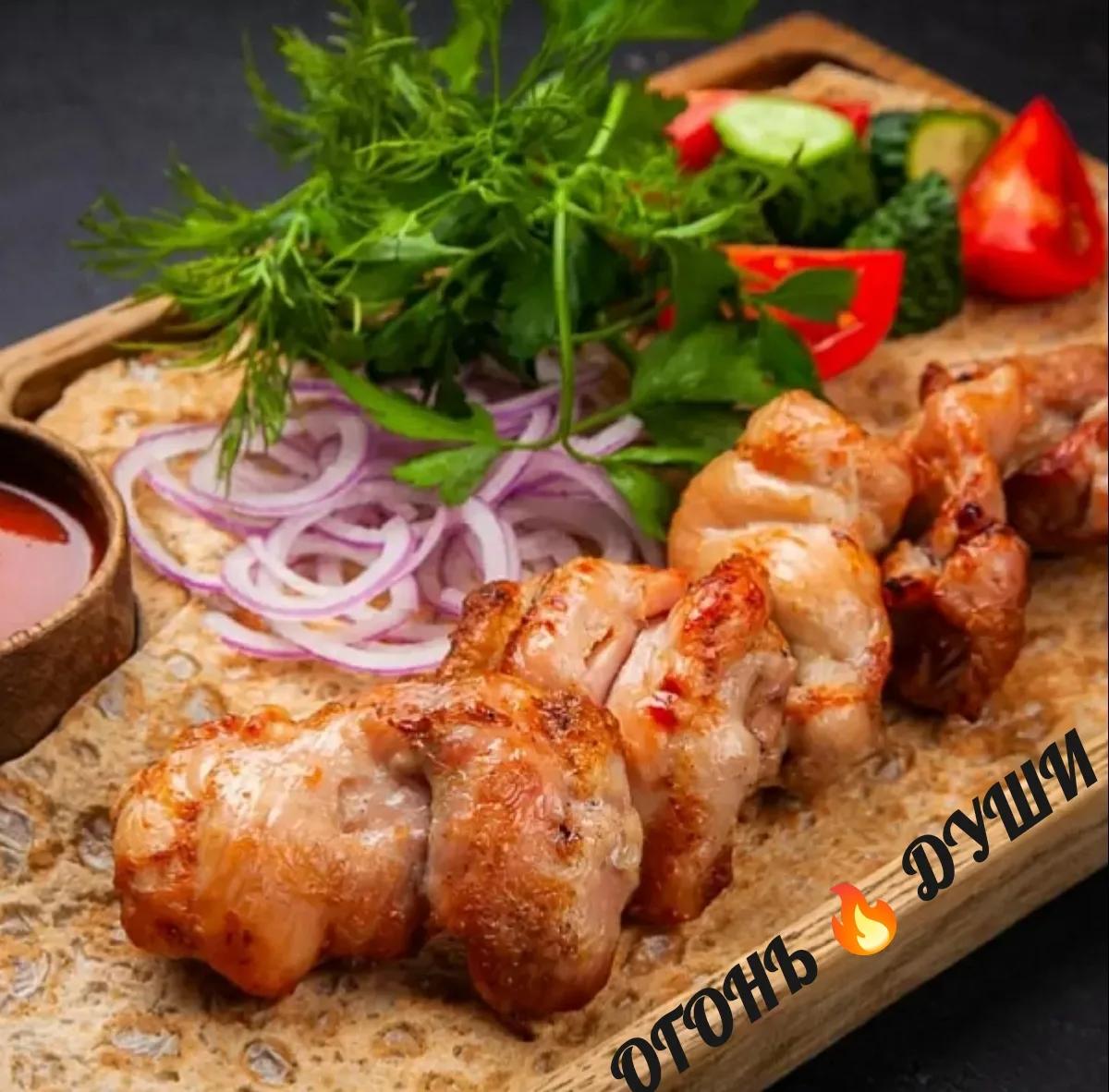 Шашлык из куриного филе