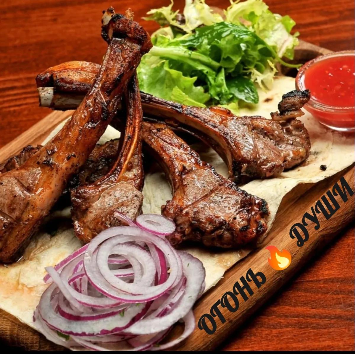 Шашлык из баранины (каре)